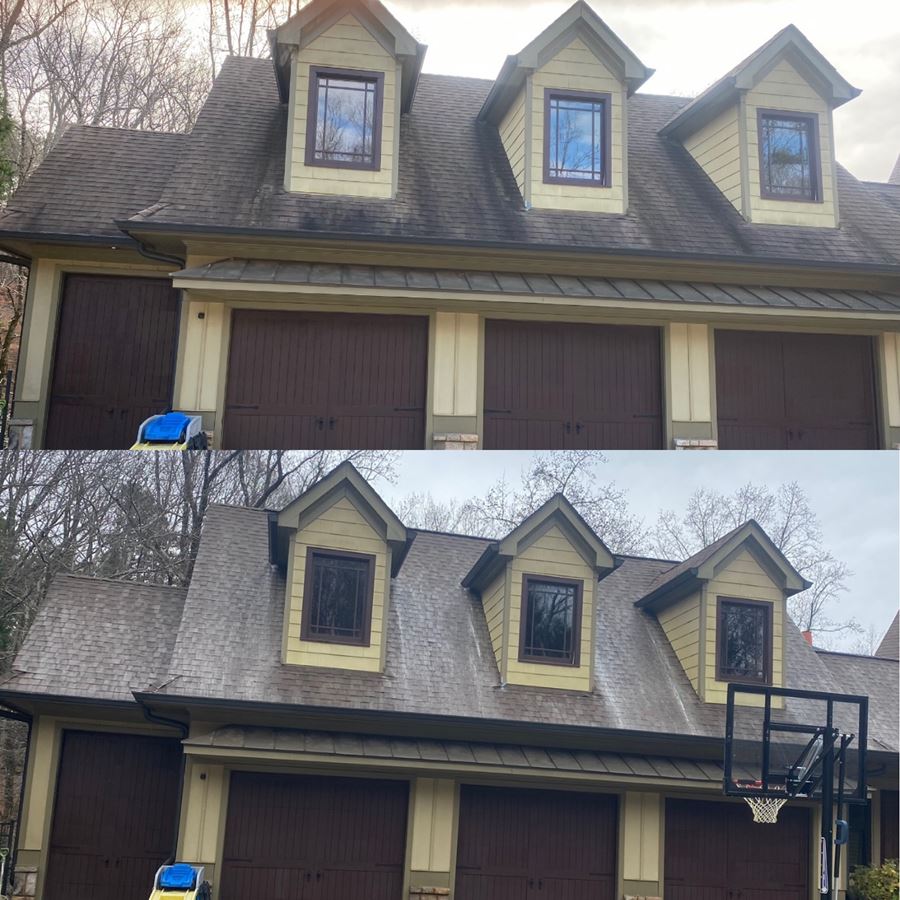 Roof Cleaning in Flowery Branch, GA