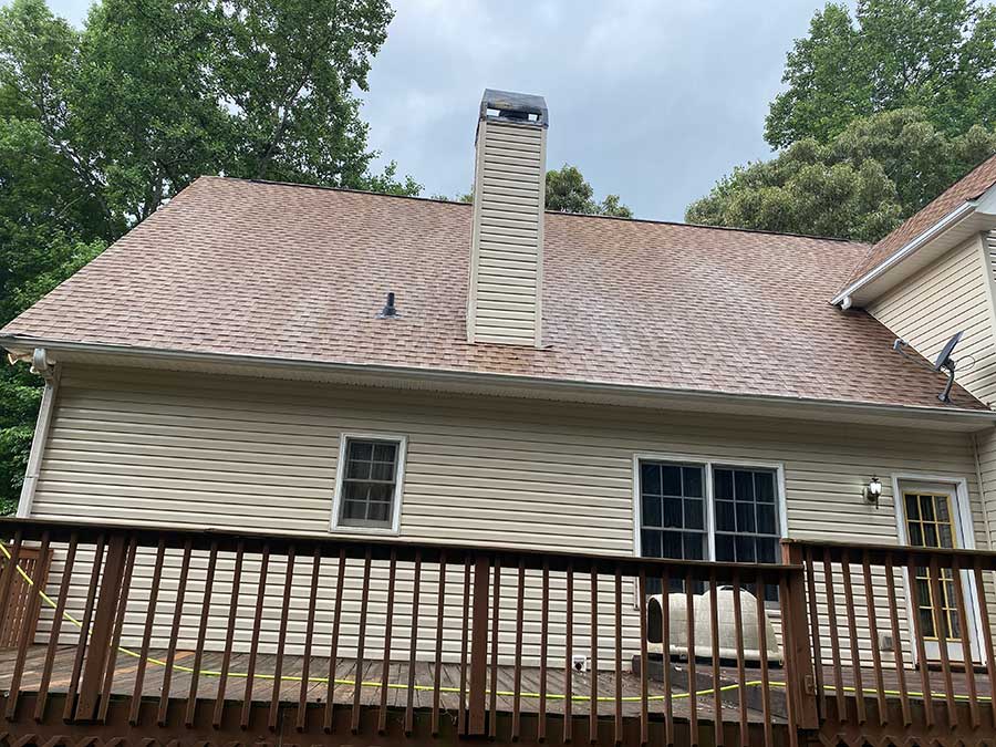 Roof Cleaning on Overland Park Dr, Braselton, GA